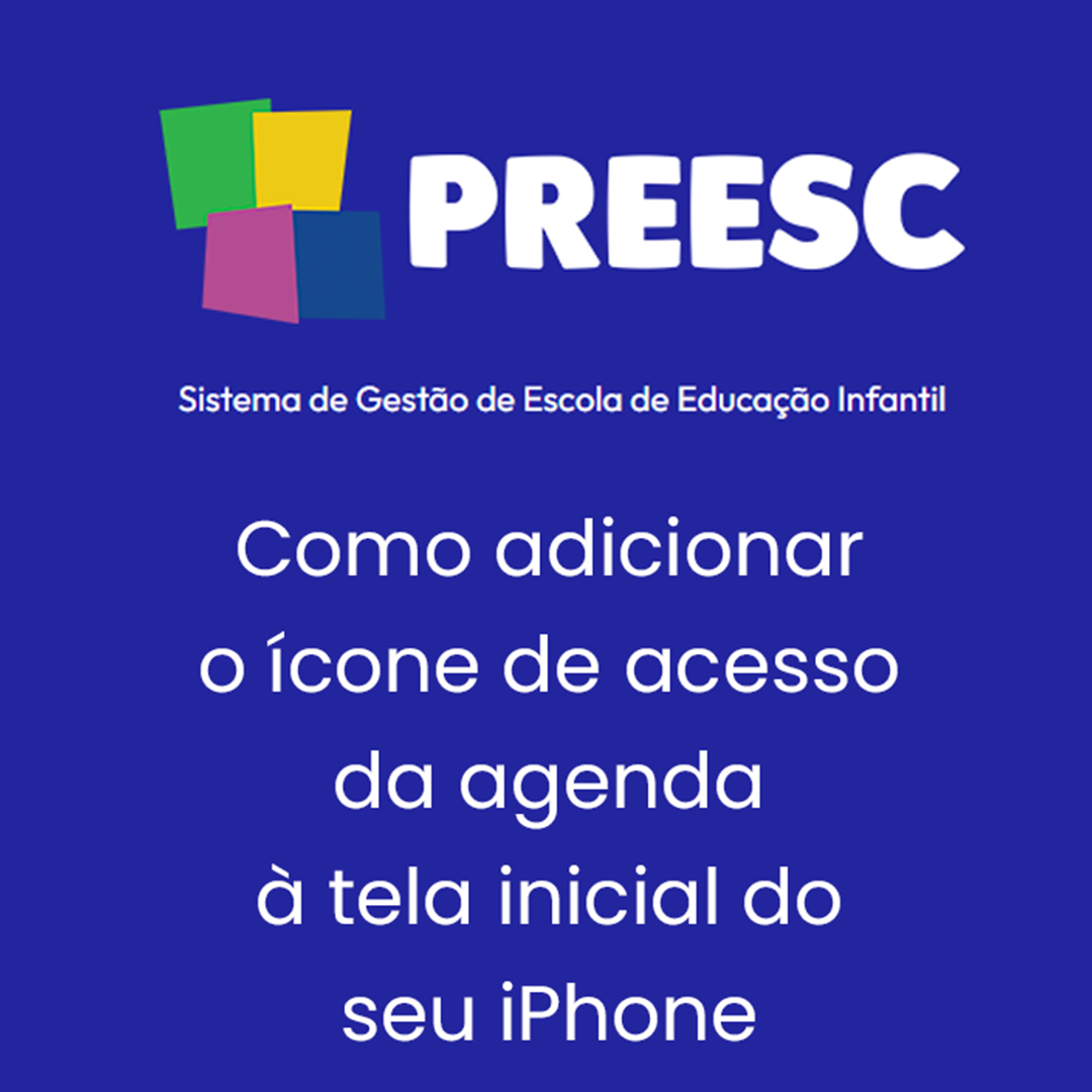 Adicionar o ícone do Preesc no Iphone